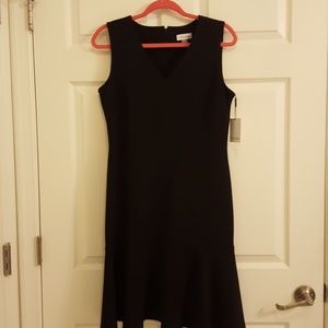 Black Calvin Klein ruffle bottom dress size 10